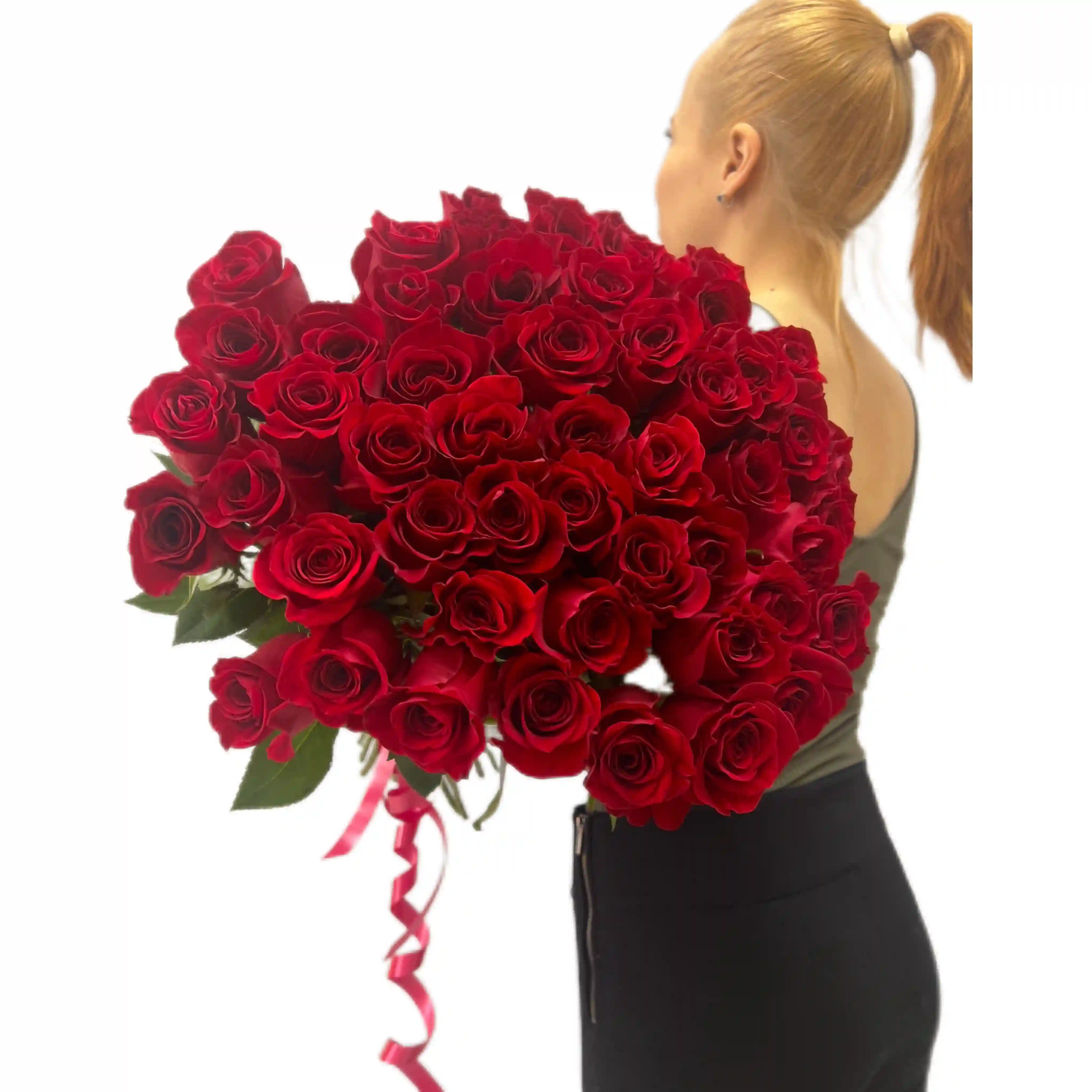 Букет 51 роза 60 см Эквадор